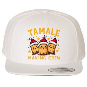 Tamale Making Crew Tamale Season Funny Mexican Merry Christmas Wool Snapback Cap