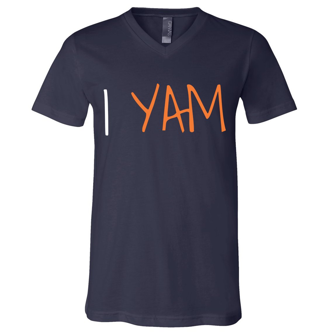 Thanksgiving Matching Couples She's My Sweet Potato I Yam V-Neck T-Shirt