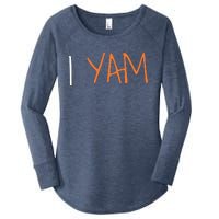 Thanksgiving Matching Couples She's My Sweet Potato I Yam Women's Perfect Tri Tunic Long Sleeve Shirt