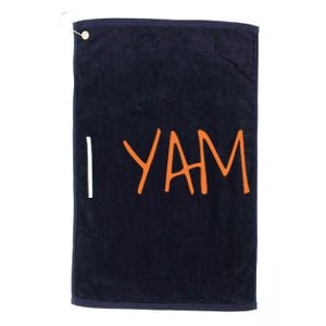 Thanksgiving Matching Couples She's My Sweet Potato I Yam Platinum Collection Golf Towel