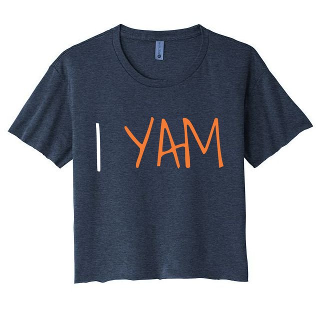 Thanksgiving Matching Couples She's My Sweet Potato I Yam Crop Top