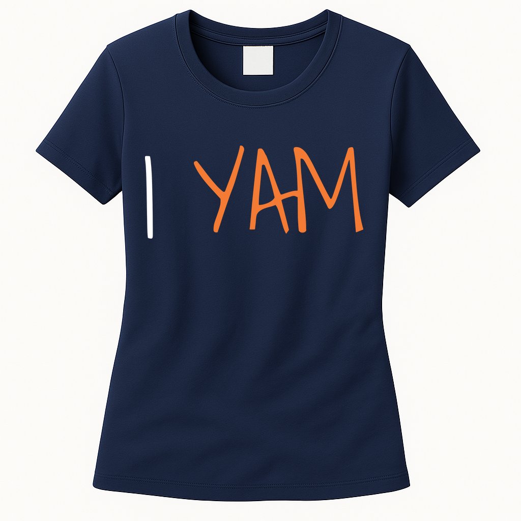 Thanksgiving Matching Couples She's My Sweet Potato I Yam Womens T-Shirt