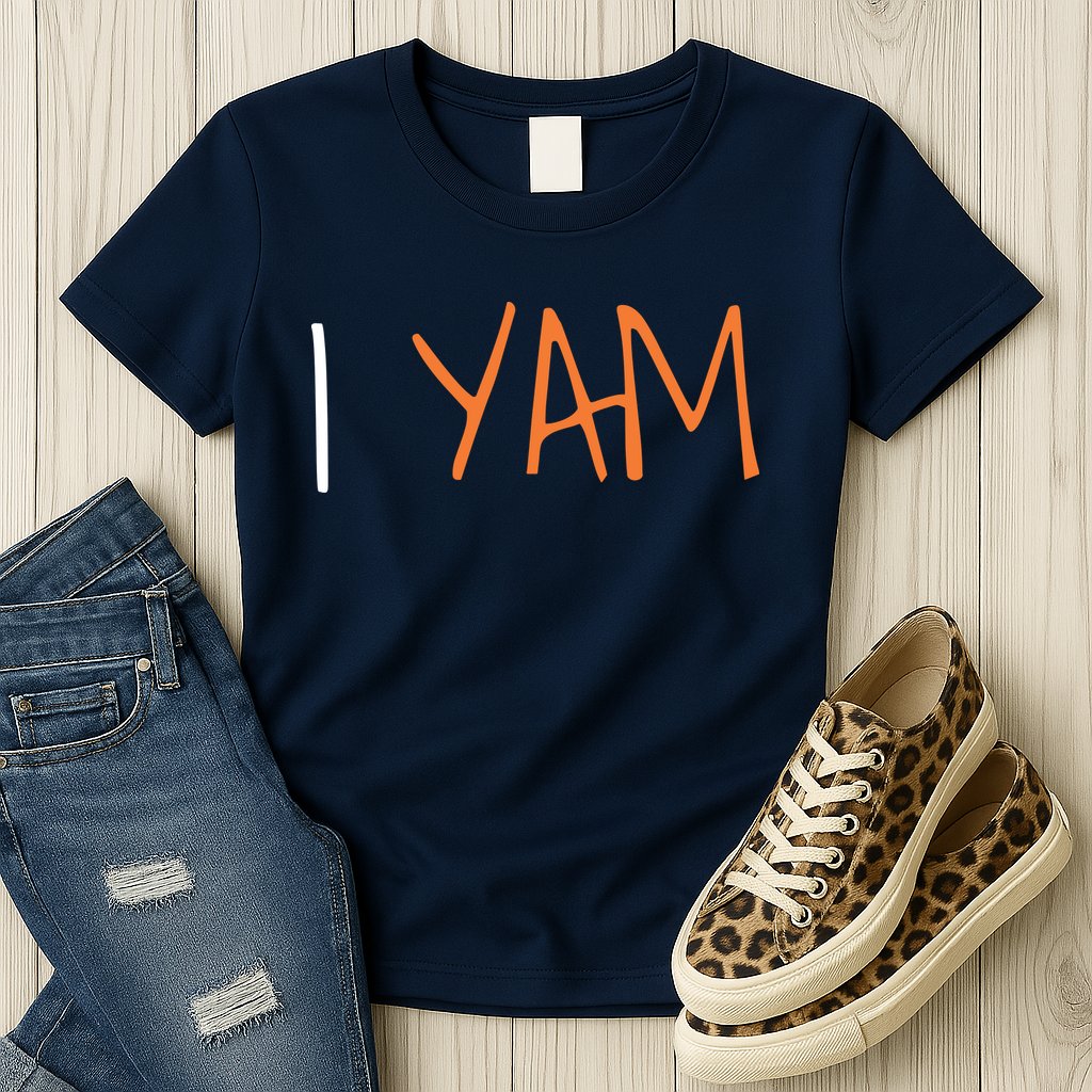 Thanksgiving Matching Couples She's My Sweet Potato I Yam Womens T-Shirt
