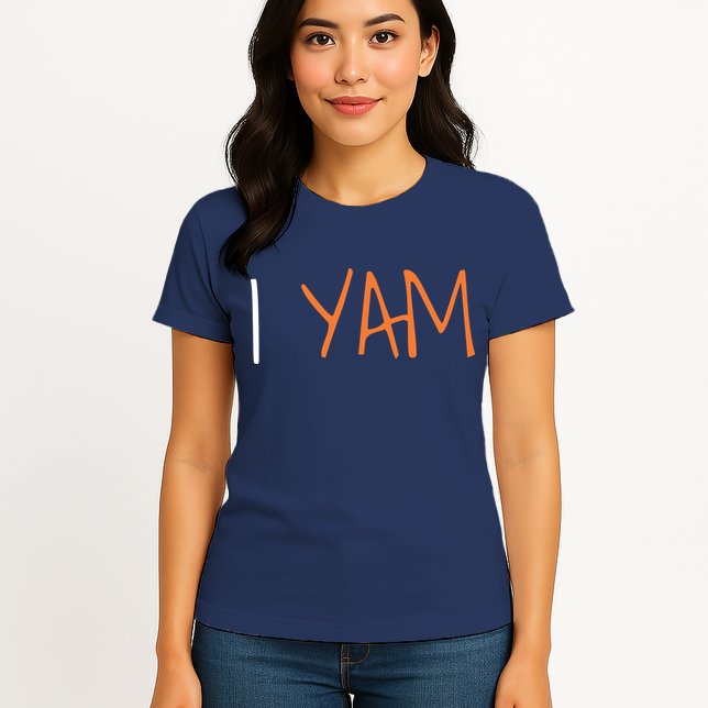 Thanksgiving Matching Couples She's My Sweet Potato I Yam Womens T-Shirt