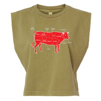 Tex Mex Cow Garment-Dyed Women's Muscle Tee