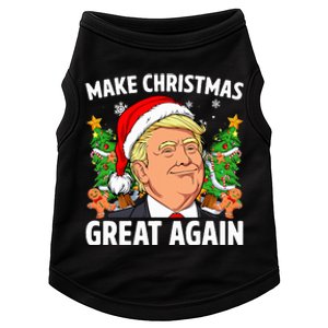 Trump Make Christmas Great Again Ugly Christmas Sweaters   Doggie Tank