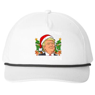 Trump Make Christmas Great Again Ugly Christmas Sweaters   Snapback Five-Panel Rope Hat