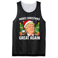 Trump Make Christmas Great Again Ugly Christmas Sweaters   Mesh Reversible Basketball Jersey Tank