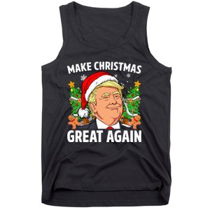 Trump Make Christmas Great Again Ugly Christmas Sweaters   Tank Top