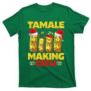 Tamale Making Crew Tamale Squad Season Funny Mexican Christmas T-Shirt