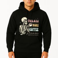T43.612 More Coffee Please Medical Coder Skeleton Hoodie