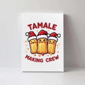 Tamale Making Crew Tamale Season Funny Mexican Squad Xmas Pjs Canvas