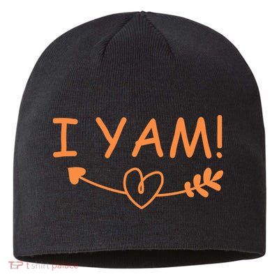 Thanksgiving Matching Couples She's My Sweet Potato I Yam Sustainable Beanie