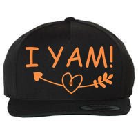 Thanksgiving Matching Couples She's My Sweet Potato I Yam Wool Snapback Cap