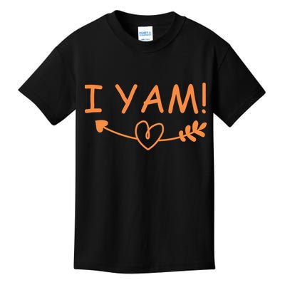 Thanksgiving Matching Couples She's My Sweet Potato I Yam Kids T-Shirt