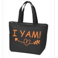 Thanksgiving Matching Couples She's My Sweet Potato I Yam Zip Tote Bag