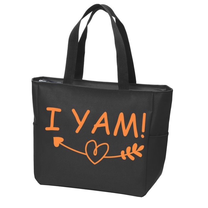 Thanksgiving Matching Couples She's My Sweet Potato I Yam Zip Tote Bag