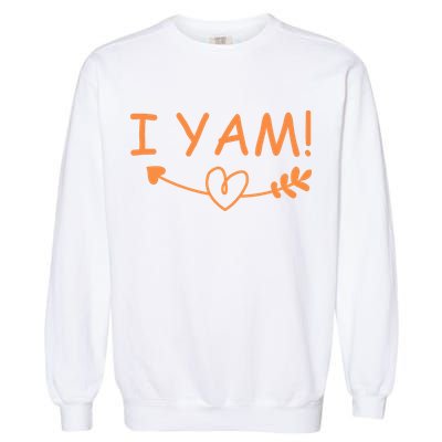 Thanksgiving Matching Couples She's My Sweet Potato I Yam Garment-Dyed Sweatshirt