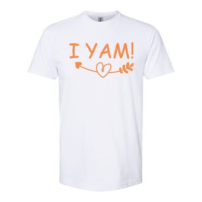 Thanksgiving Matching Couples She's My Sweet Potato I Yam Softstyle CVC T-Shirt