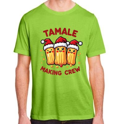 Tamale Making Crew Tamale Season Funny Mexican Squad Xmas Adult ChromaSoft Performance T-Shirt