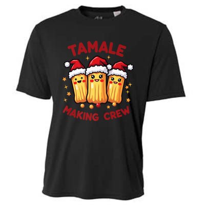 Tamale Making Crew Tamale Season Funny Mexican Squad Xmas Cooling Performance Crew T-Shirt