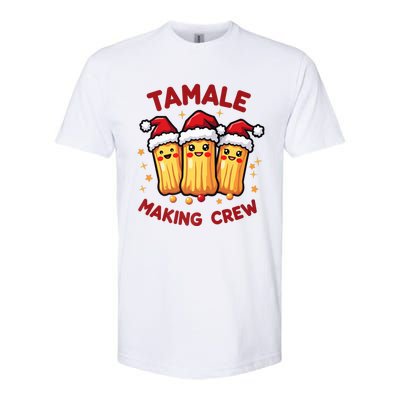 Tamale Making Crew Tamale Season Funny Mexican Squad Xmas Softstyle CVC T-Shirt