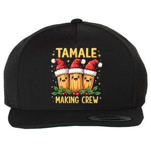 Tamale Making Crew Tamale Season Funny Mexican Christmas Wool Snapback Cap