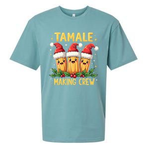 Tamale Making Crew Tamale Season Funny Mexican Christmas Sueded Cloud Jersey T-Shirt