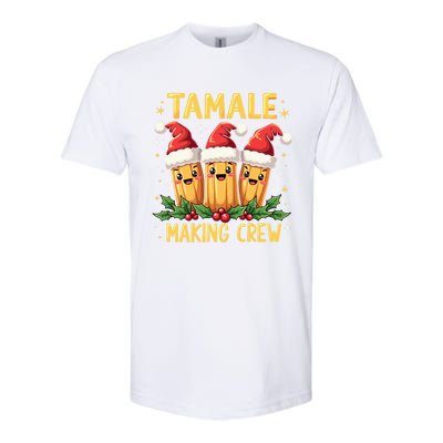 Tamale Making Crew Tamale Season Funny Mexican Christmas Softstyle CVC T-Shirt