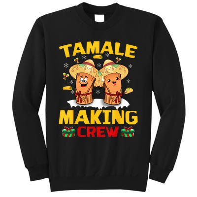 Tamale Making Crew Tamale Season Squad Funny Mexican Christmas Sweatshirt