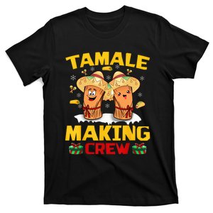 Tamale Making Crew Tamale Season Squad Funny Mexican Christmas T-Shirt