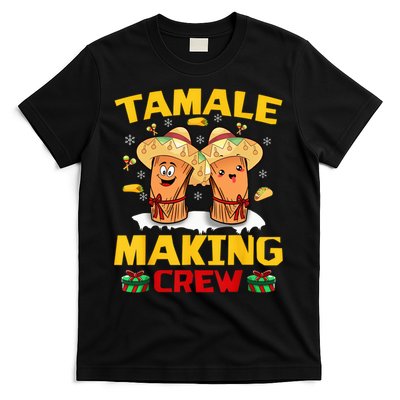 Tamale Making Crew Tamale Season Squad Funny Mexican Christmas T-Shirt