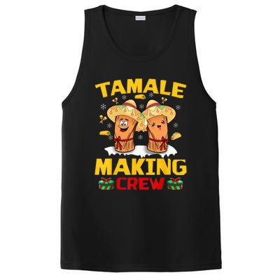 Tamale Making Crew Tamale Season Squad Funny Mexican Christmas PosiCharge Competitor Tank