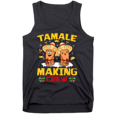 Tamale Making Crew Tamale Season Squad Funny Mexican Christmas Tank Top