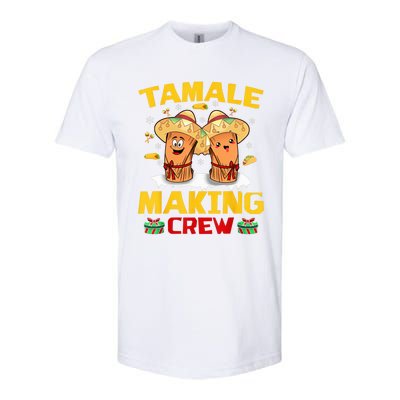 Tamale Making Crew Tamale Season Squad Funny Mexican Christmas Softstyle CVC T-Shirt