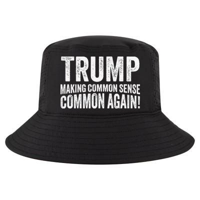Trump Making Common Sense Common Again Cool Comfort Performance Bucket Hat