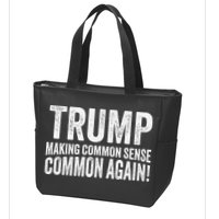 Trump Making Common Sense Common Again Zip Tote Bag