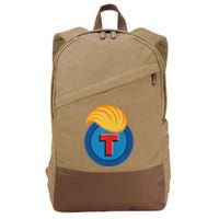Trump Meme Coin Cotton Canvas Backpack