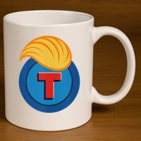 Trump Meme Coin 11oz C Handle Ceramic Mug