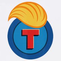 Trump Meme Coin 11oz C Handle Ceramic Mug
