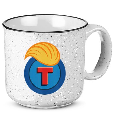 Trump Meme Coin 15oz Campfire Ceramic Mug