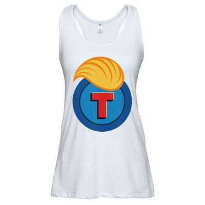 Trump Meme Coin Ladies Essential Flowy Tank