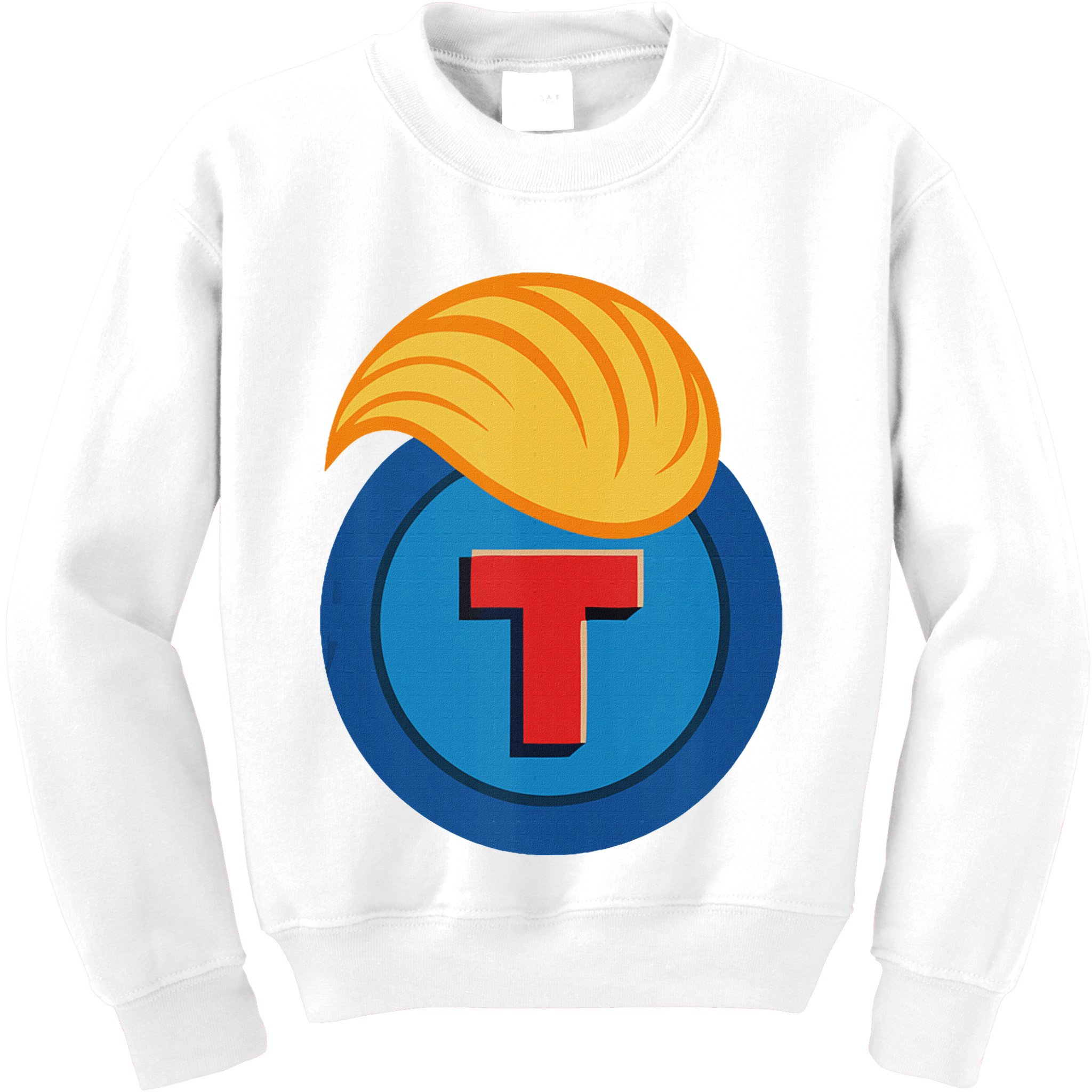 Trump Meme Coin Kids Sweatshirt
