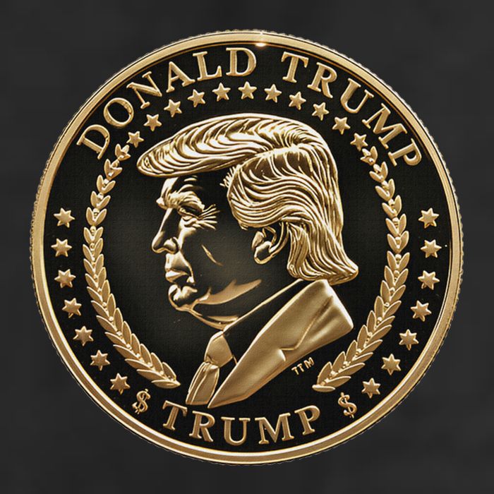 $Trump Meme Coin President Donald Trump Beanie