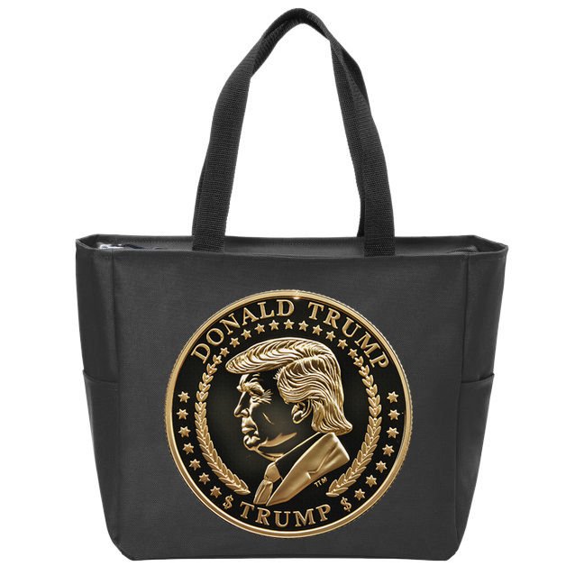 $Trump Meme Coin President Donald Trump Zip Tote Bag
