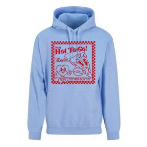 The Midwest Call Me Hot Pizza Hot To Go Unisex Surf Hoodie