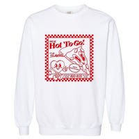 The Midwest Call Me Hot Pizza Hot To Go Garment-Dyed Sweatshirt