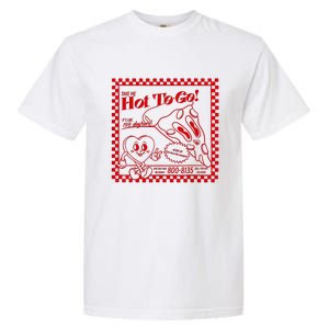 The Midwest Call Me Hot Pizza Hot To Go Garment-Dyed Heavyweight T-Shirt