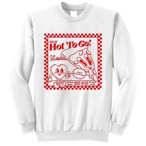 The Midwest Call Me Hot Pizza Hot To Go Sweatshirt