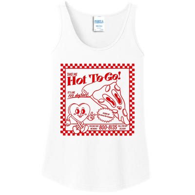 The Midwest Call Me Hot Pizza Hot To Go Ladies Essential Tank